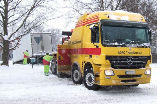 ADAC Truckservice im Winter