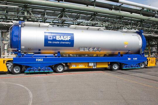 BASF optimiert Logistik am Standort Ludwigshafen / BASF optimizes logistics at Ludwigshafen site