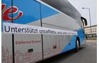 Corona-Bus-Korso durch Dresden
