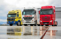 Drei Generationen Mercedes-Lkw, Actros, Hamprecht, 1853