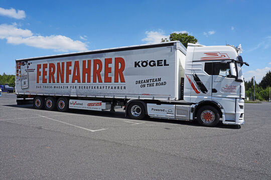 FF-Partnertruck Nr. 3 Justen Transporte, MAN TGX 18.510 + Kögel Cargo S24, FF 10-2022
