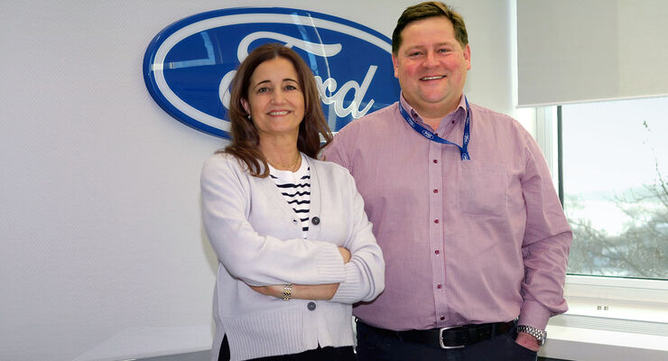 Folge 5 Ford Pro "Pro Gewerbe" mit Claudia Vogt und Jörg Pilger. Foto: Andreas Techel/ETM