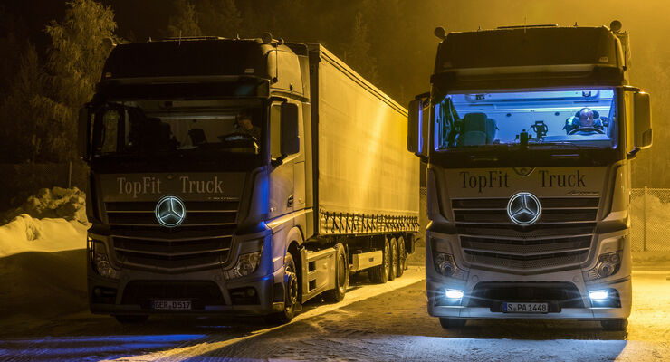 Forschung Daimler Trucks: Deutlich mehr Licht: Messbare Vorteile fÃ¼r Lkw-Fahrer durch kÃ¼nstliches Tageslicht im Fahrerhaus