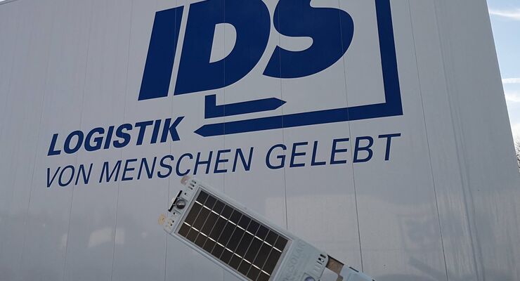 IDS Logistik setzt auf solarbetriebene GPS-Module.