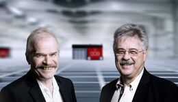 Ingvar Hognaland (links) und Jakob Hatteland ziehen in die Logistics Hall of Fame ein
