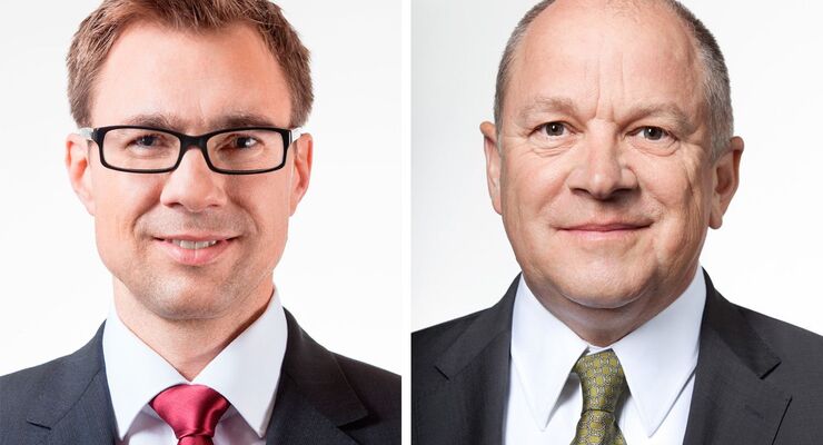Links: Martin Klink, rechts: Thomas Ohnhaus, DPD, Management