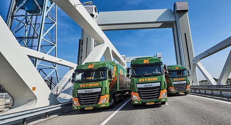 Lkw der Estron Group aus den Niederlanden