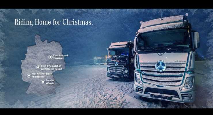 Mercedes-Benz Riding Home for Christmas Tour