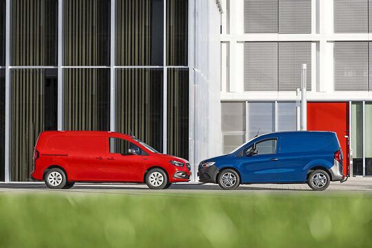 Mercedes-Benz bringt Small Vans auf die Straße: EQT und eCitan