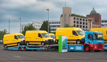 Mosolf Group setzt auf E-Lkw von Designwerk beim Transport von Mercedes-Benz Sprintern