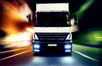 Nachtarbeit Lkw