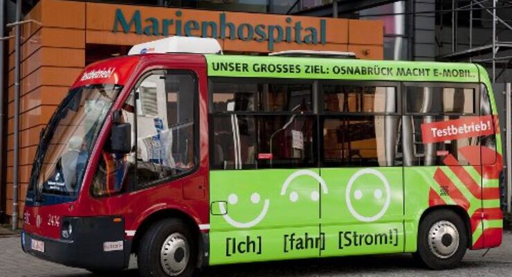 Osnabrück schickt Elektrobus auf Linie