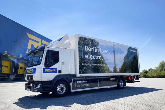 Rieck Logistik nutzt E-Lkw Renault Trucks D E-Tech