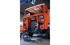 Scania-Sammlung in Orange, nach der Renovierung