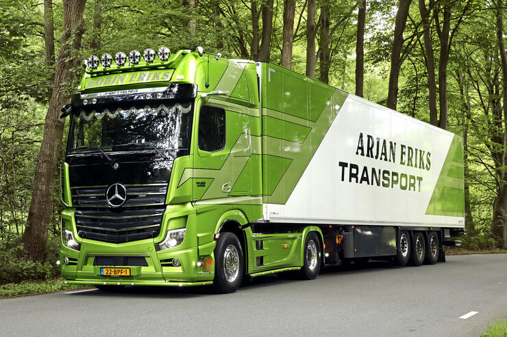 Supertruck Mercedes Actros, Arjan Eriks Transport, FF 11/2020.