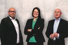 Trio an der VTL-Spitze: Axel Vetter, Johanna Birkhan, Andreas Jäschke (von links).