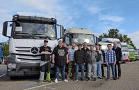 Truck Clinic Wörth mit BKF-Azubis, Prototypen-Erprobung, Entwicklungs- & Versuchszentrum, Daimler. Fotos von Daimler freigegeben.