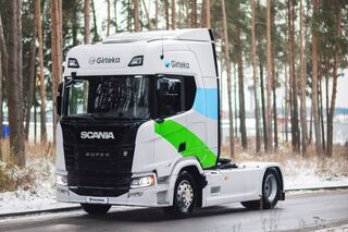 600 E-Lkw von Scania: Girteka mit Elektro-Großflotte - eurotransport