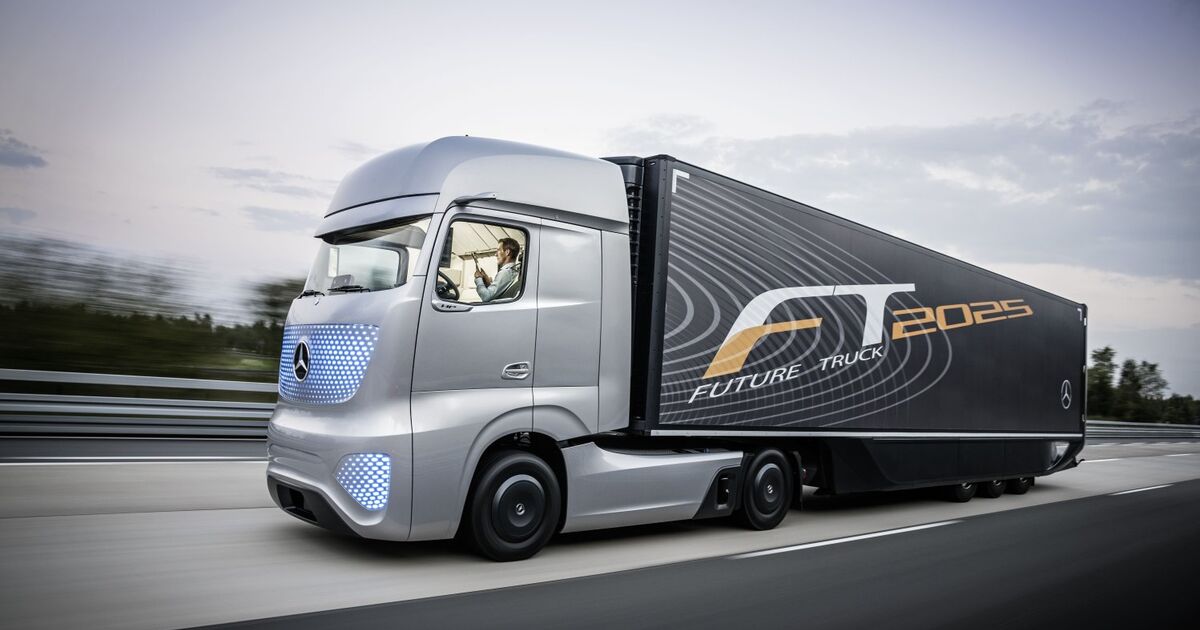 Mercedes-Benz Future Truck: Daimler blickt ins Jahr 2025 - eurotransport